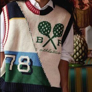 (DO NOT BUY!) ISO: Banana Republic Athletics Sweater Vest Preppy Tennis Theme